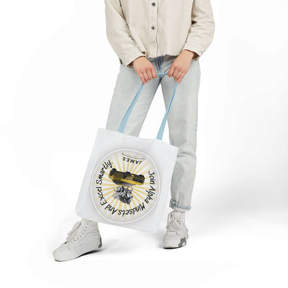 Personalized Initial Quote Horse Car Canvas Tote Custom Name