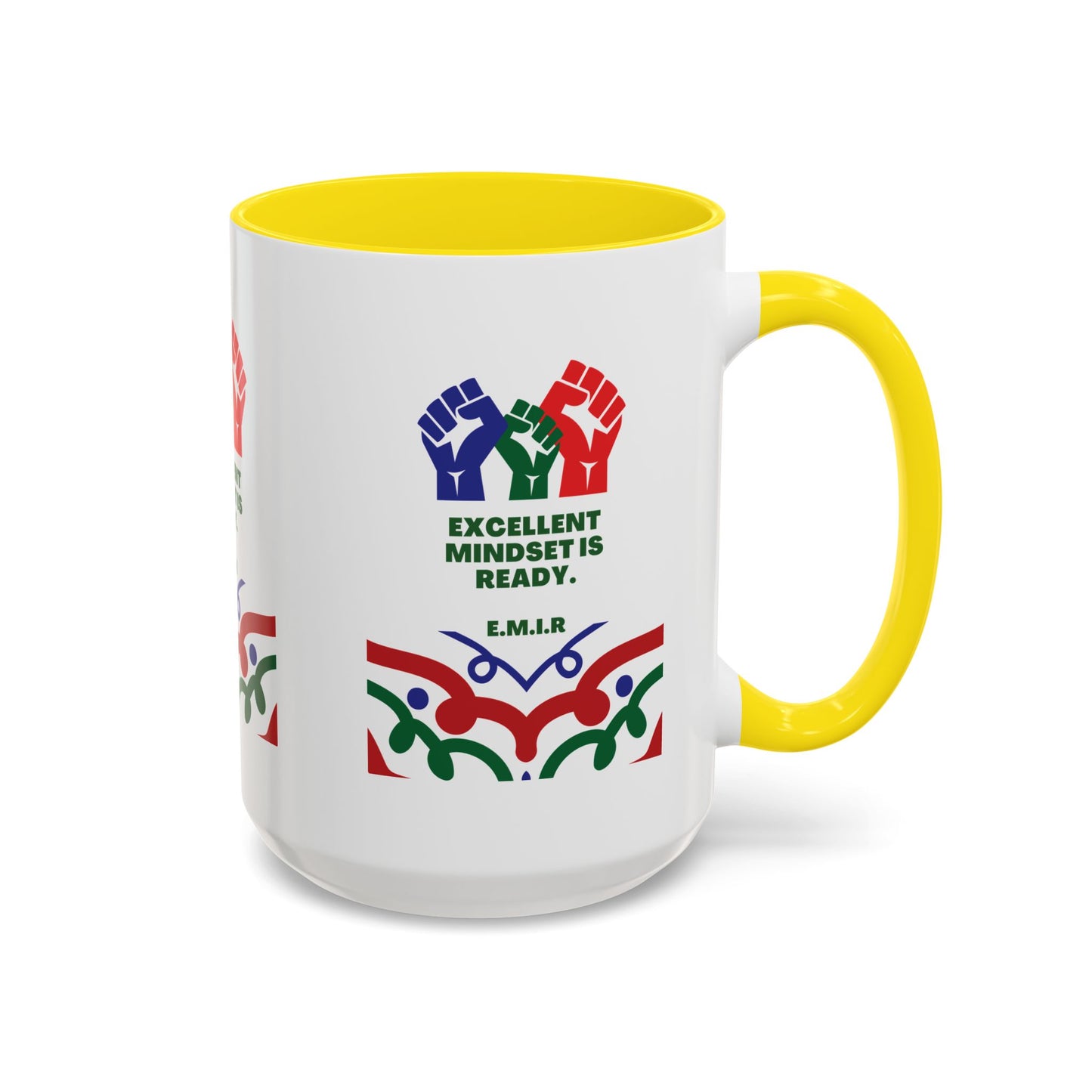 Personalized Initial Victory Accent Coffee Mug