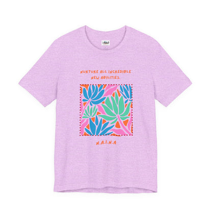 Personalized Floral Empowerment Tee
