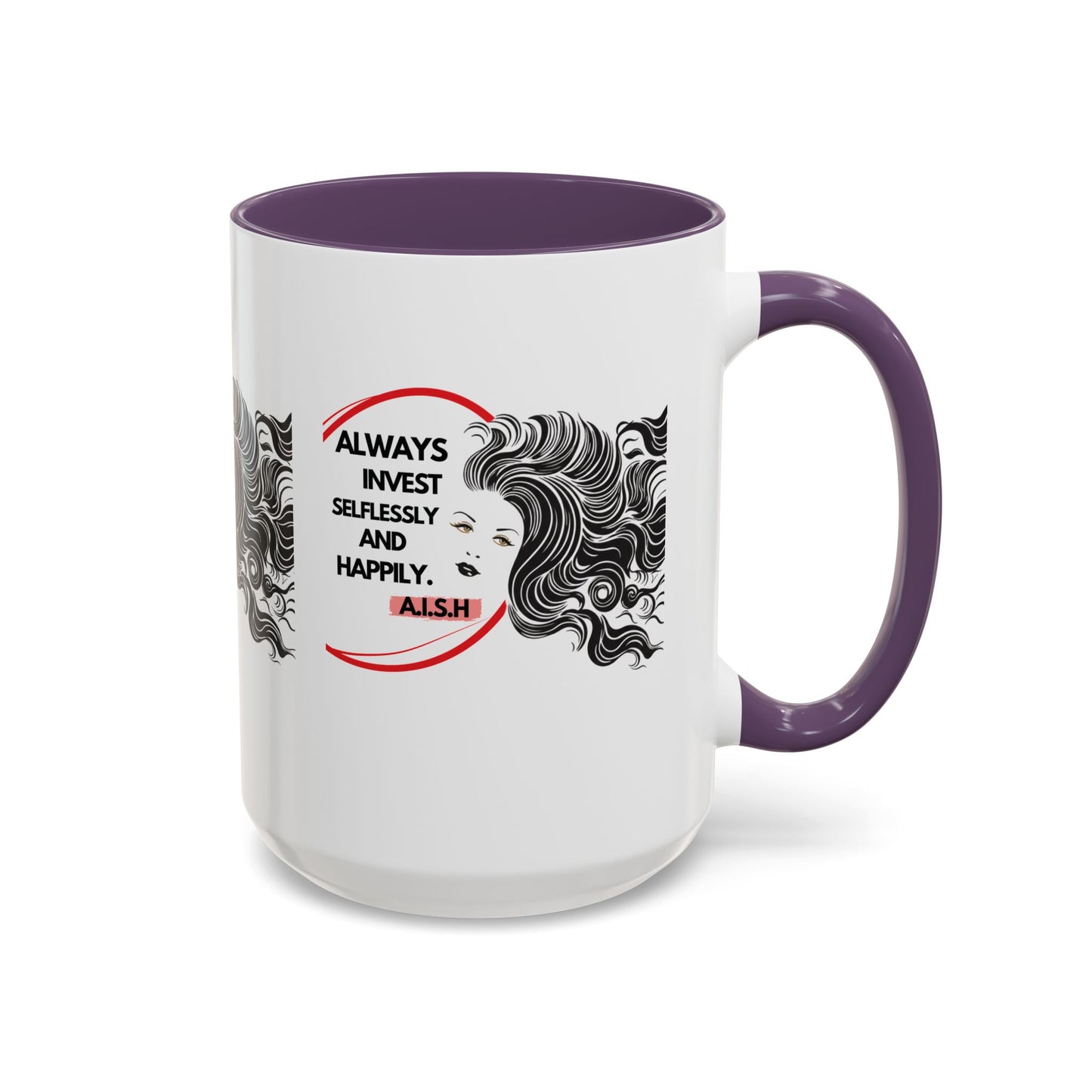Personalized Inspirational Girl Accent Coffee Mug