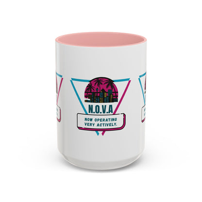 Personalized Building View Accent Coffee Mug