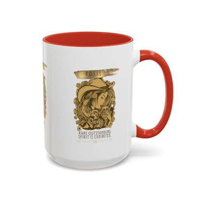 Personalized Golden Girl Accent Coffee Mug