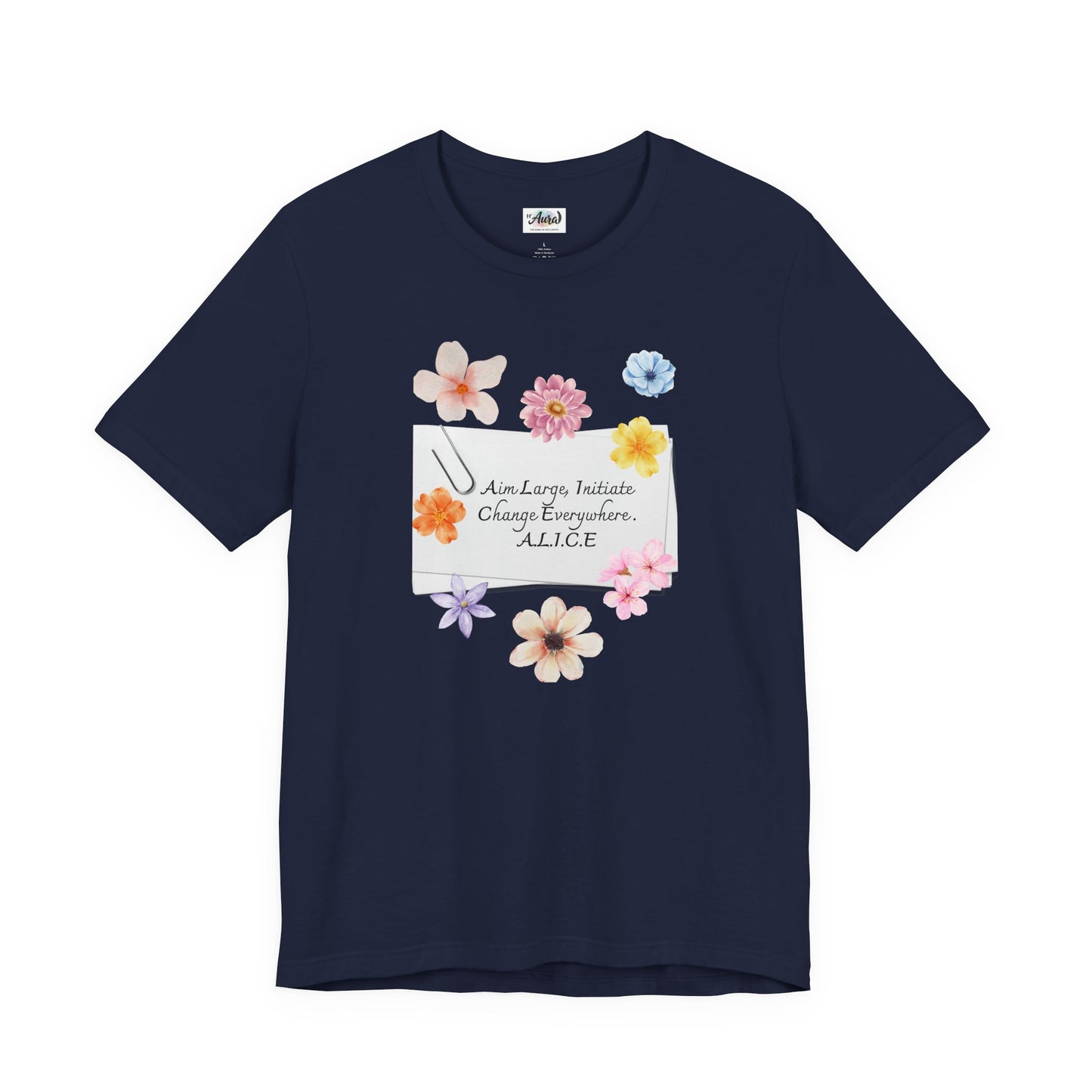 Personalized Floral Note Tee