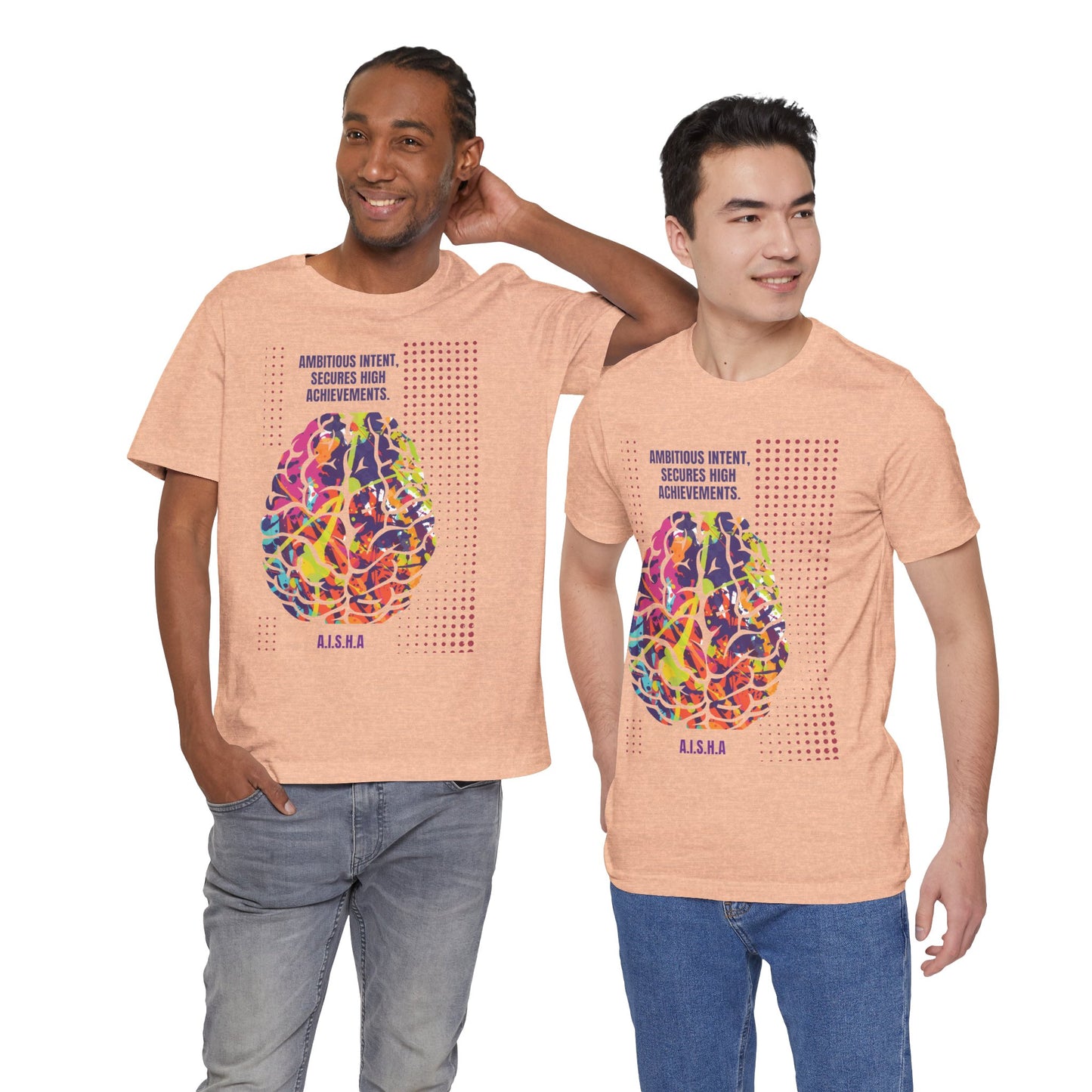 Personalized Motivational Brain Graphic Tee