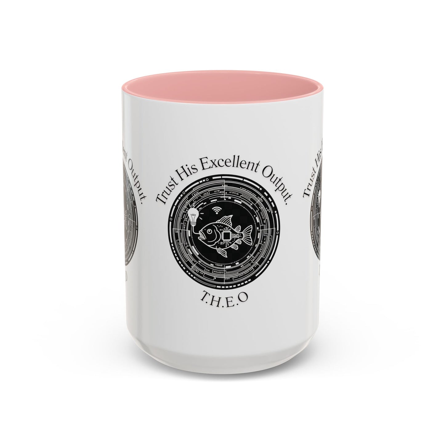 Personalized Spiritual Fish Accent Coffee Mug