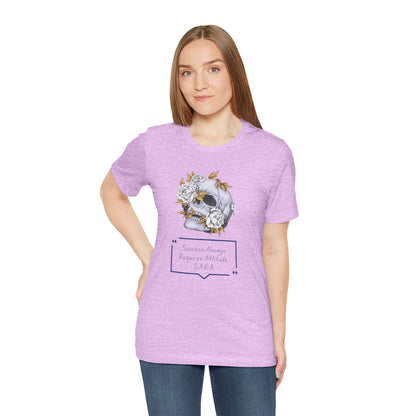 Personalized Floral Skull Graphic Tee