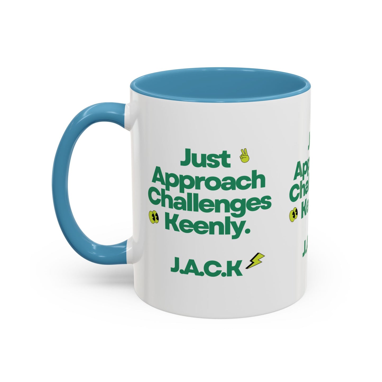 Personalized Simple Message Accent Coffee Mug