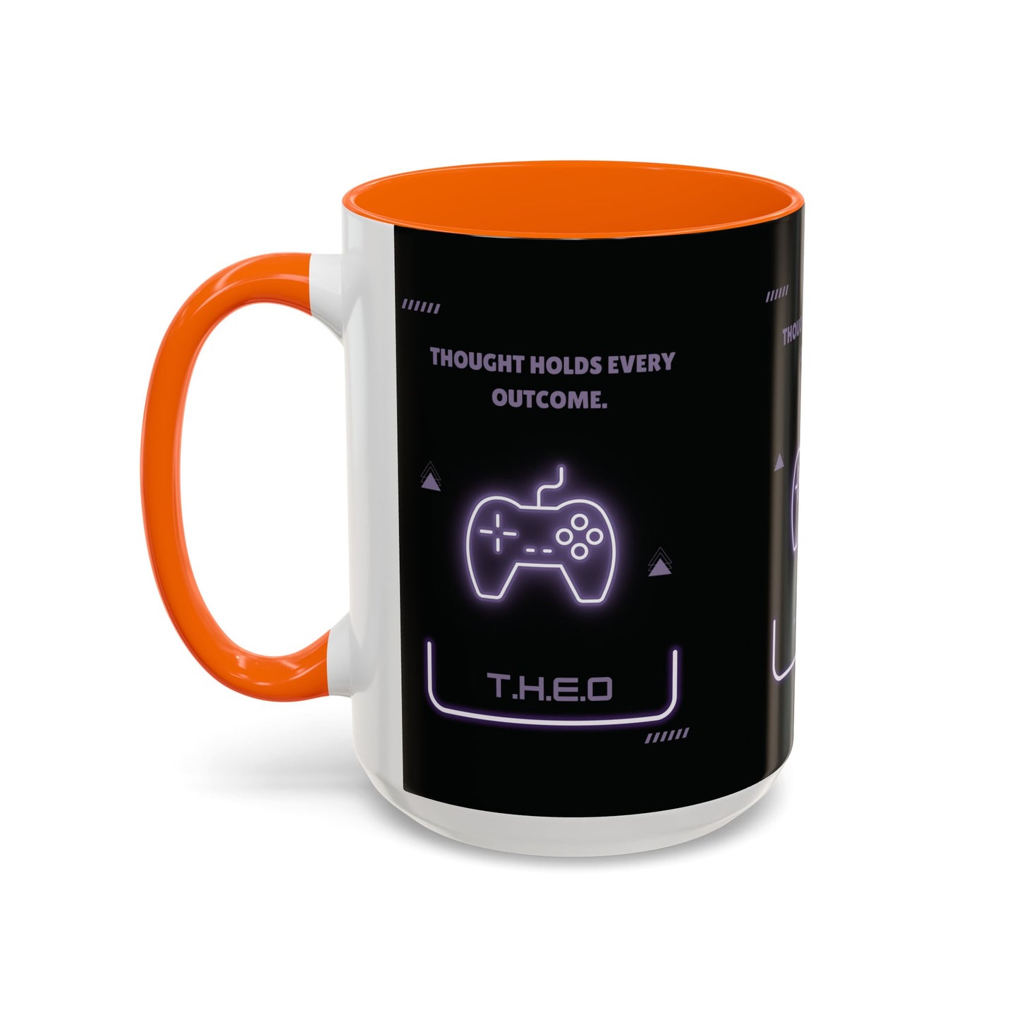 Personalized Initial Game Controller Accent Coffee Mug