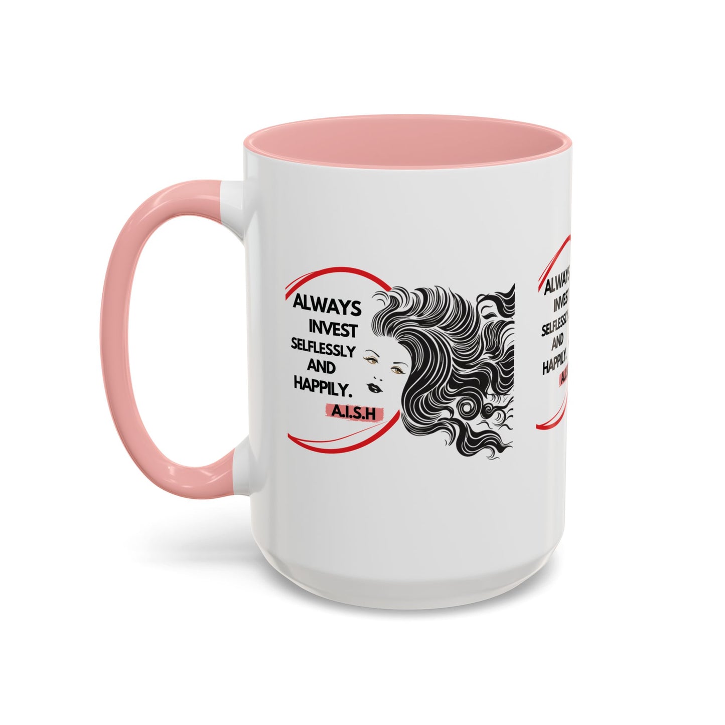 Personalized Inspirational Girl Accent Coffee Mug