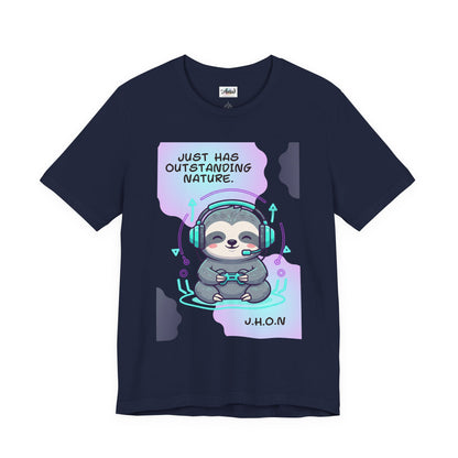 Personalized Sloth Gamer Tee