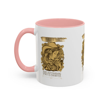 Personalized Golden Girl Accent Coffee Mug