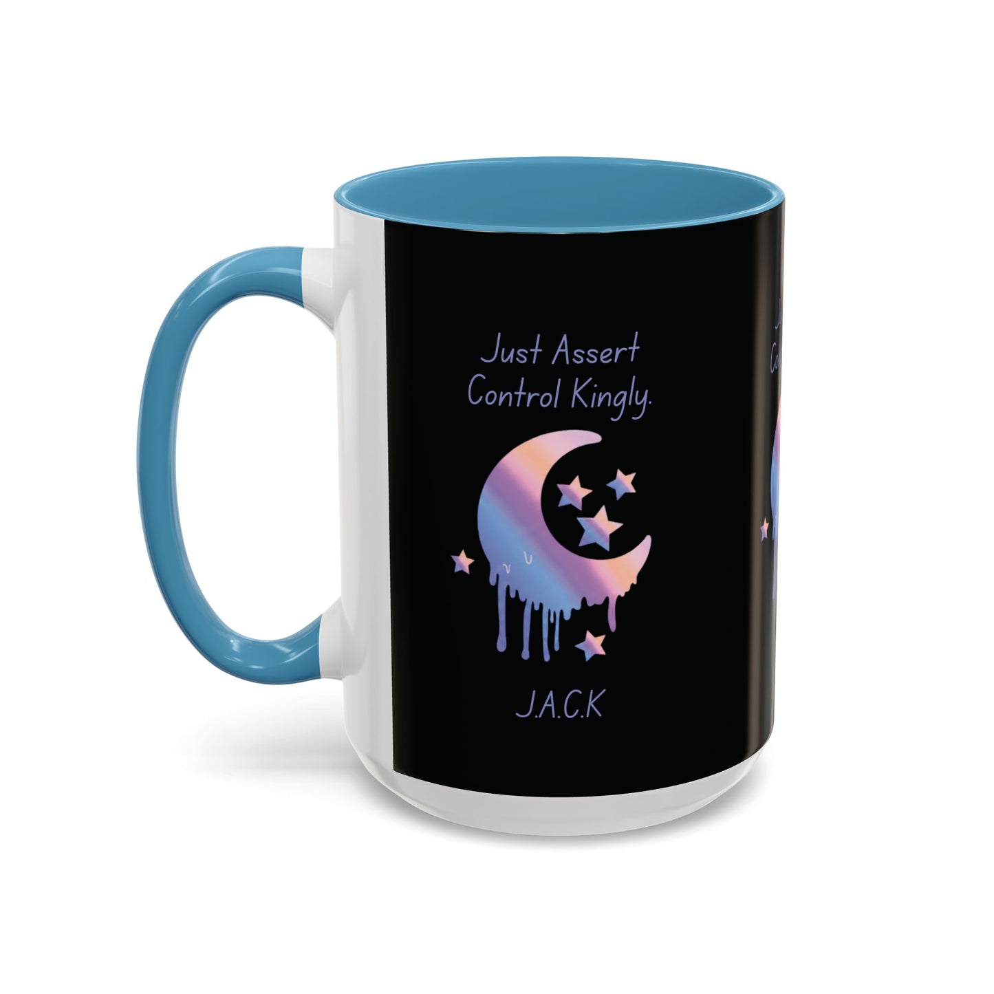 Personalized Moon Dripping Accent Coffee Mug