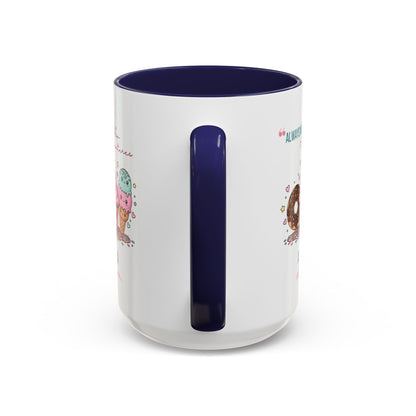 Personalized Initial Sweet Treat Accent Coffee Mug