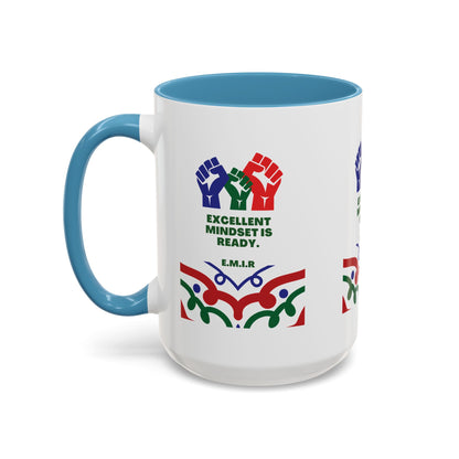 Personalized Initial Victory Accent Coffee Mug