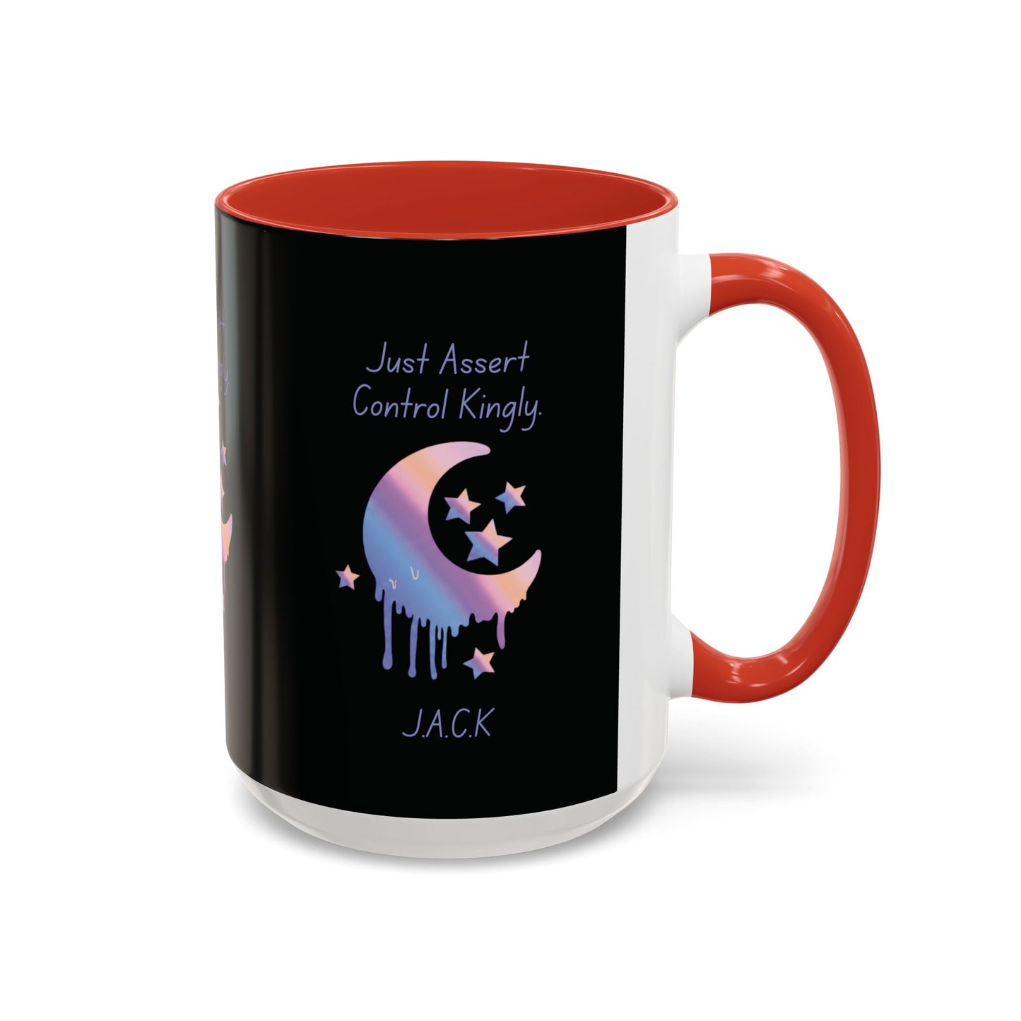 Personalized Moon Dripping Accent Coffee Mug