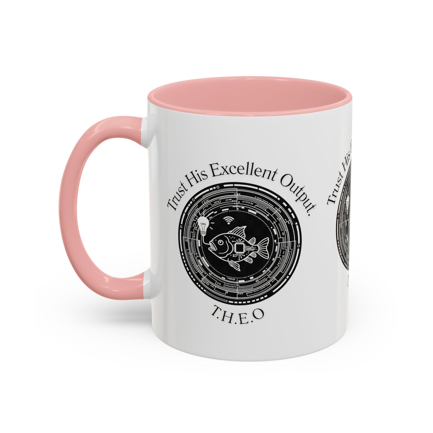 Personalized Spiritual Fish Accent Coffee Mug