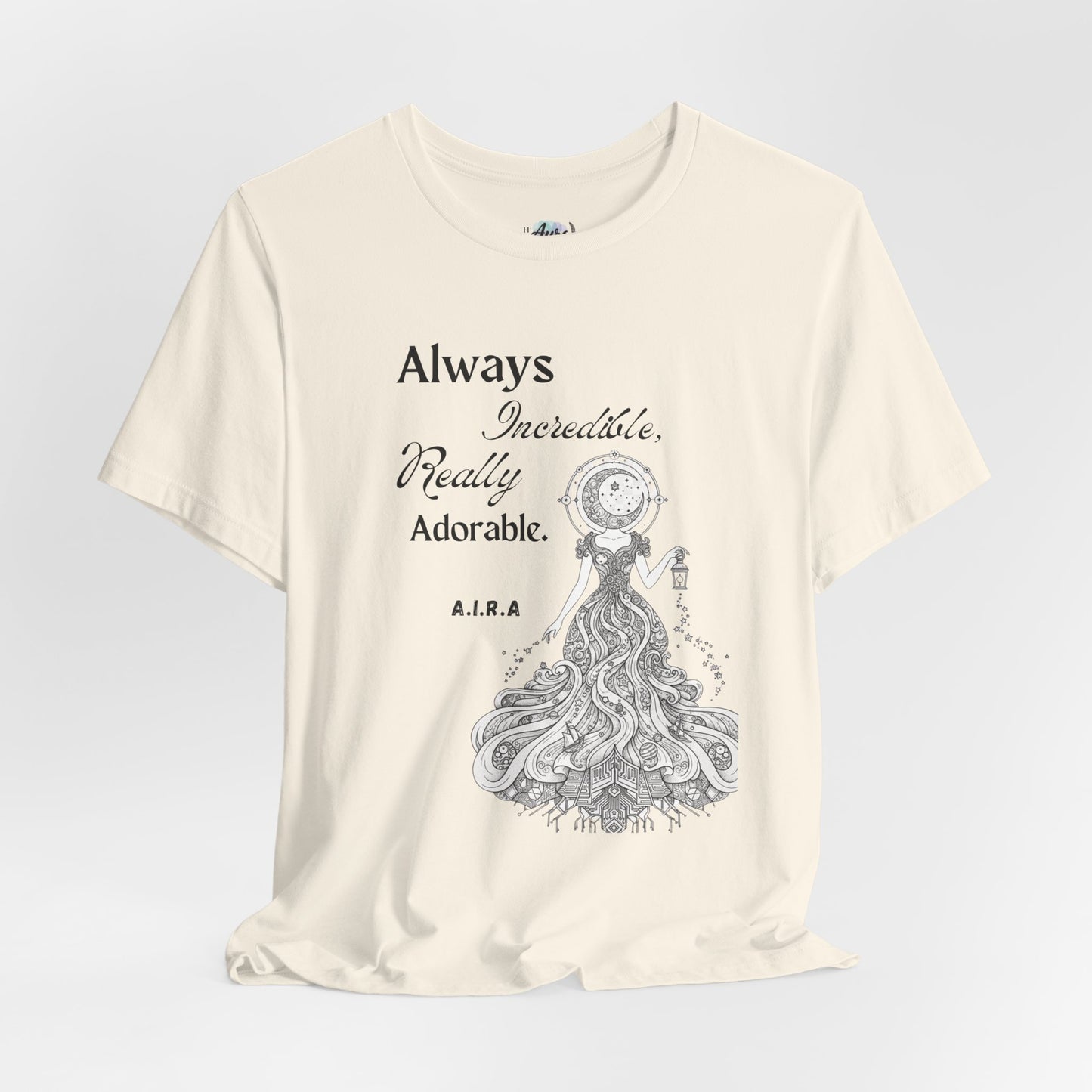 Personalized Cute Illustration black and white Graphic Tee