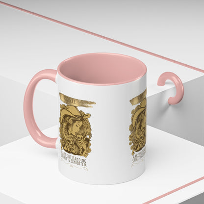 Personalized Golden Girl Accent Coffee Mug