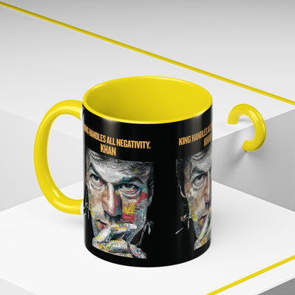 Personalized Initial Khan Accent Coffee Mug