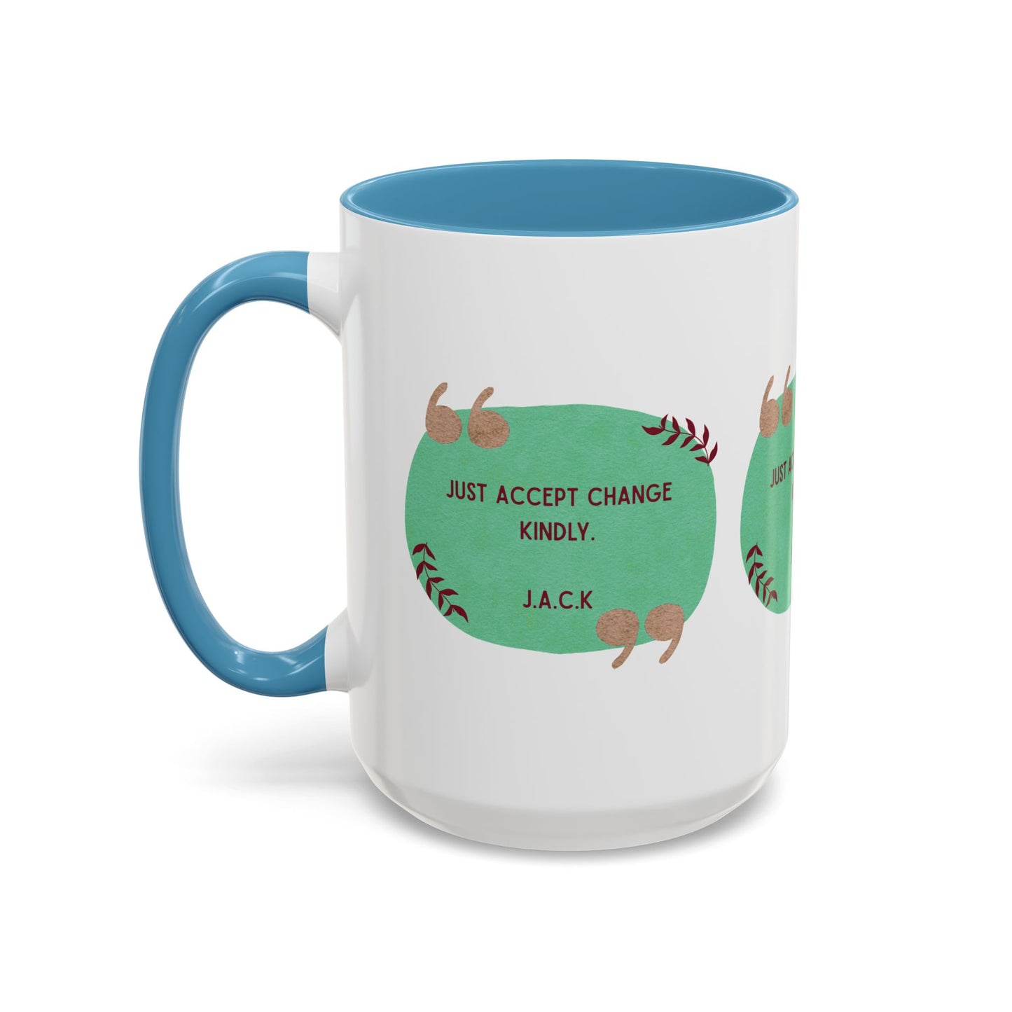 Personalized Note Box Accent Coffee Mug