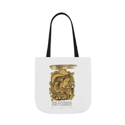 Personalized Initial Quote Golden Girl Canvas Tote Custom Name