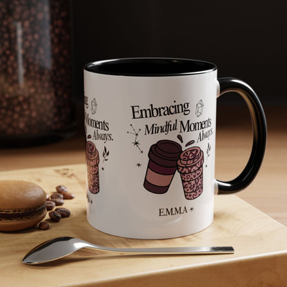 Personalized Girly Coffee Accent Coffee Mug