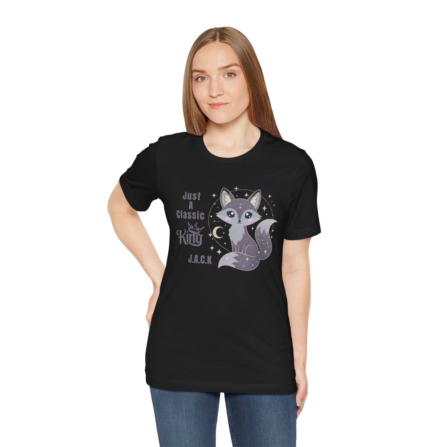 Personalized Fox King Graphic Tee