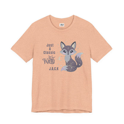 Personalized Fox King Graphic Tee