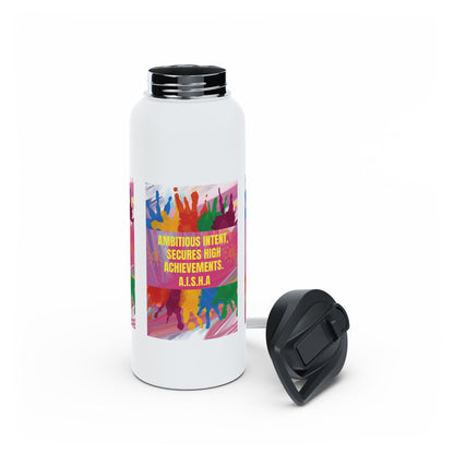 Personalized Initial Quote Colorful Paint Stainless Steel Water Bottle