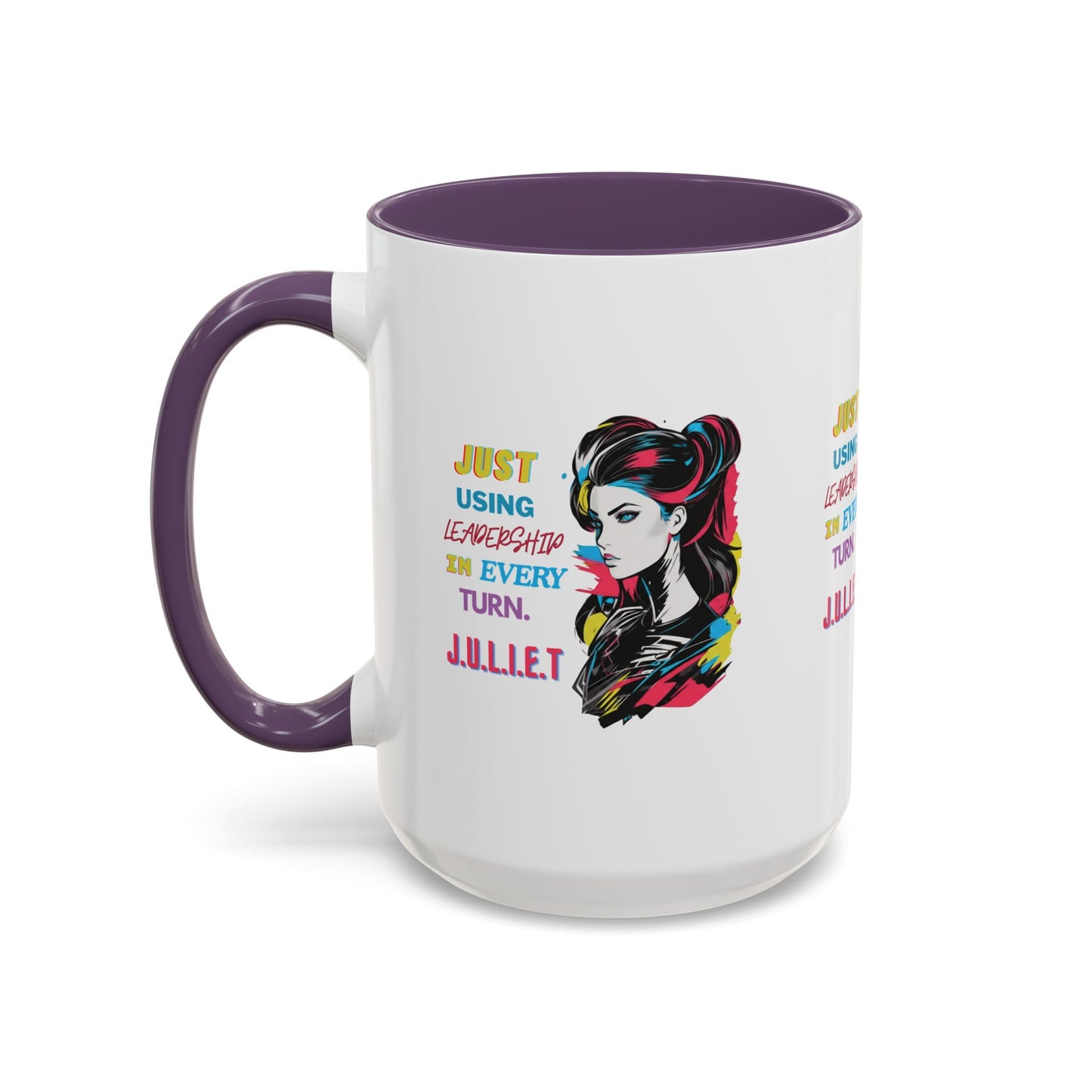 Personalized Vintage Girl Accent Coffee Mug