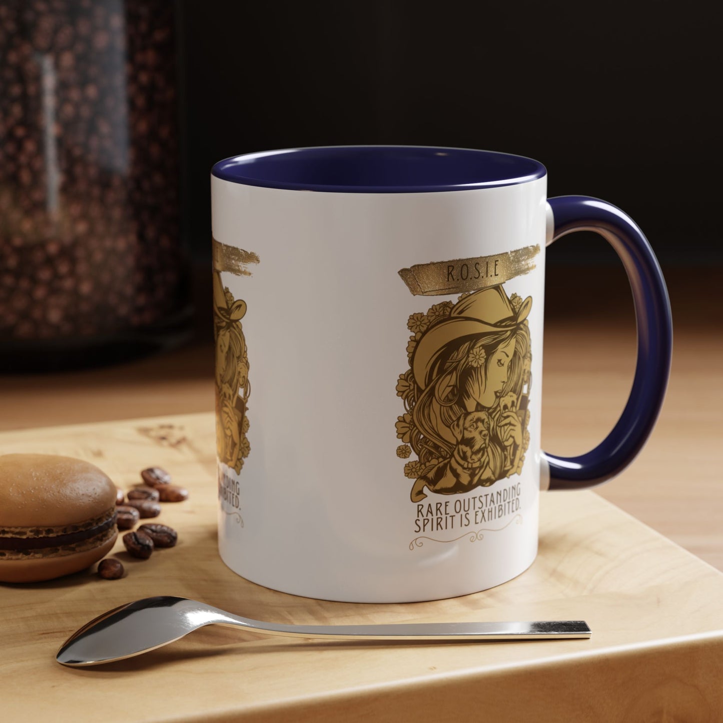 Personalized Golden Girl Accent Coffee Mug