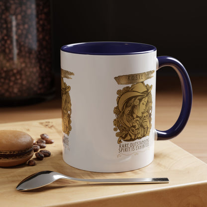 Personalized Golden Girl Accent Coffee Mug