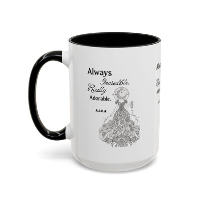 Personalized Girl With Light Accent Coffee Mug