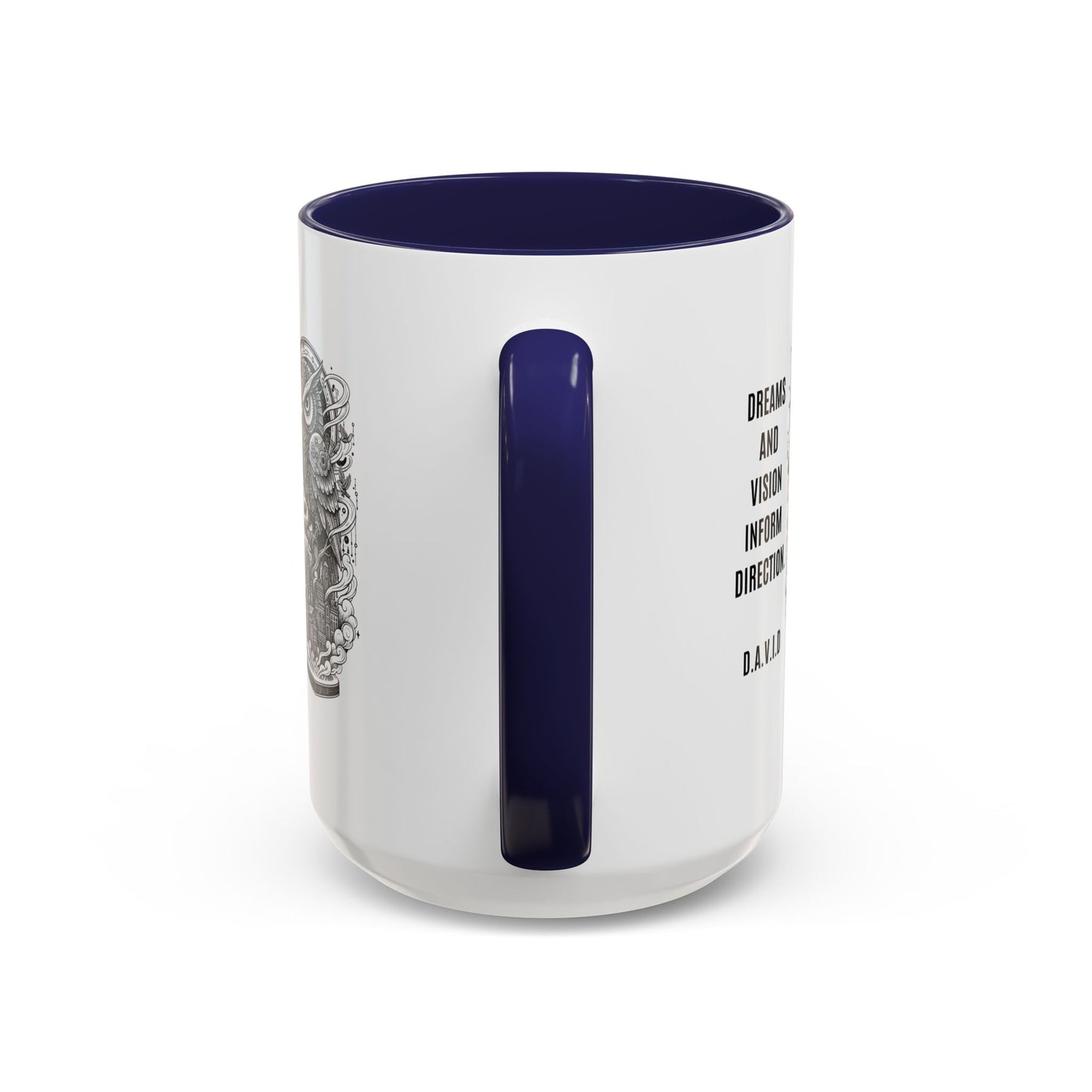 Personalized Owl Vision Accent Coffee Mug