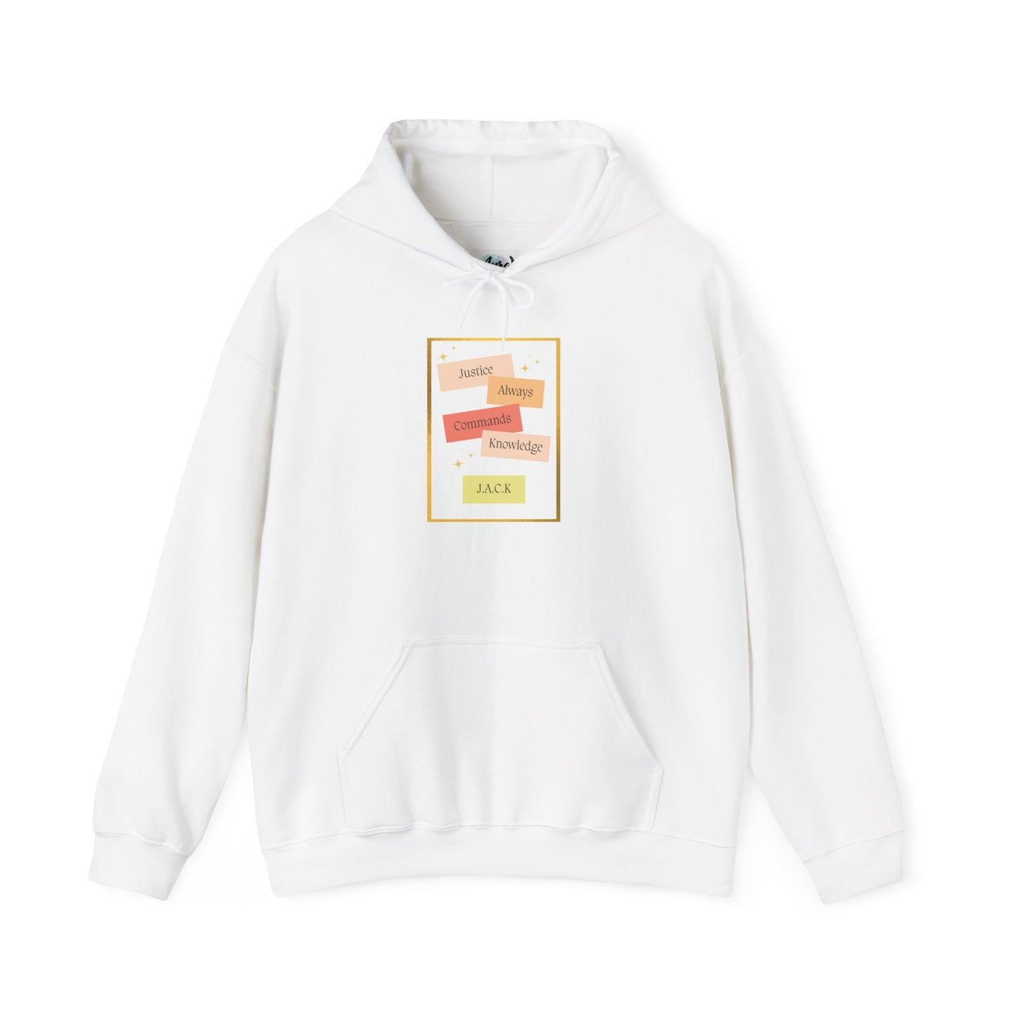 Personalized Colourful Pastel Notes Hooded Sweatshirt