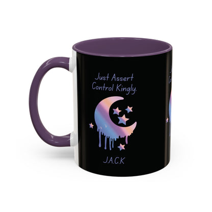 Personalized Moon Dripping Accent Coffee Mug