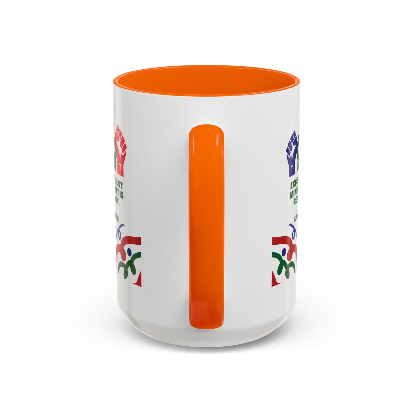 Personalized Initial Victory Accent Coffee Mug