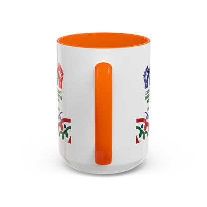 Personalized Initial Victory Accent Coffee Mug