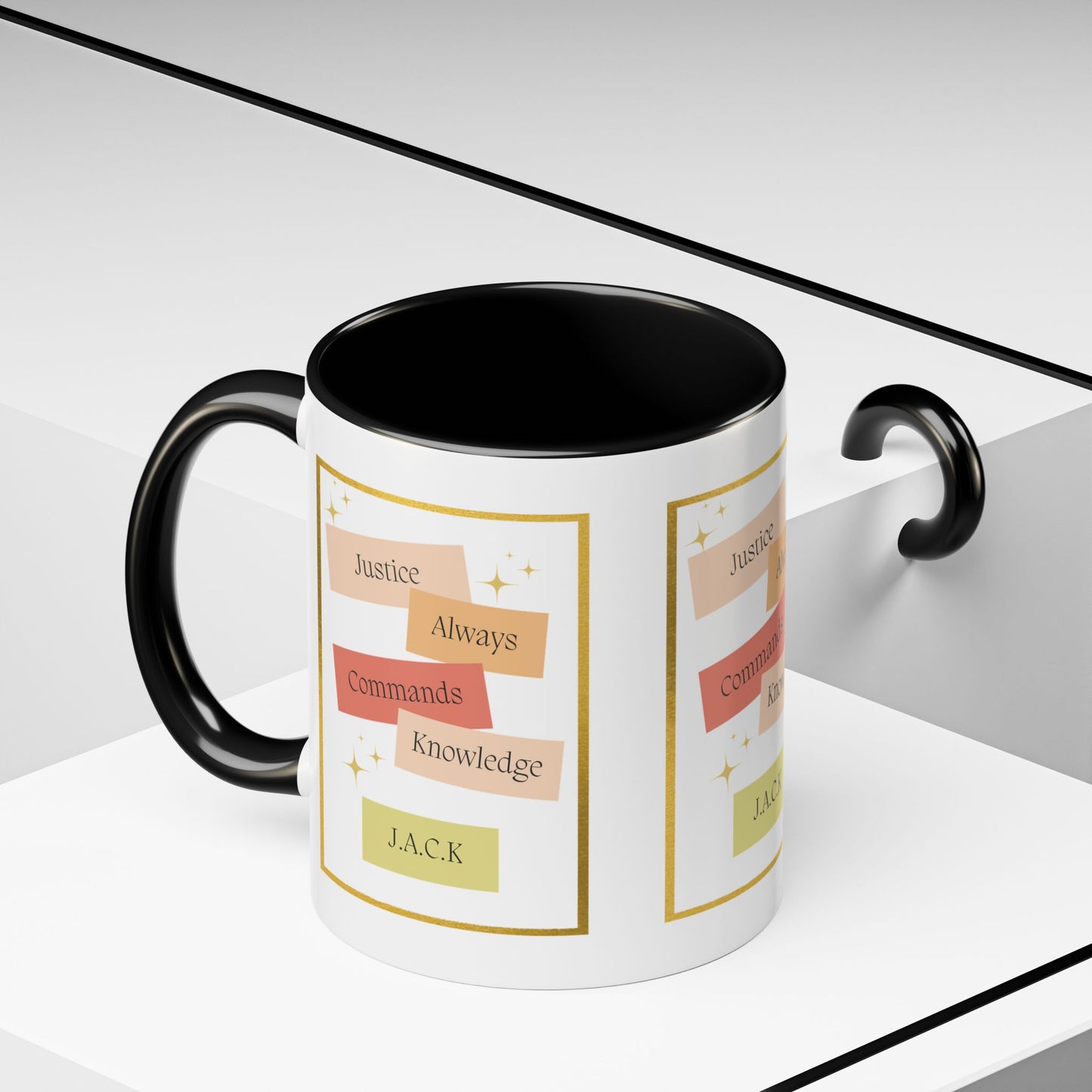 Personalized Inspirational Accent Coffee Mug