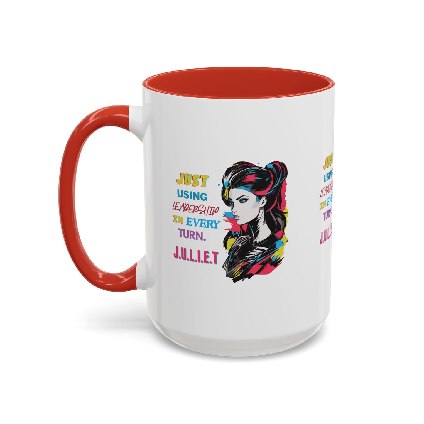 Personalized Vintage Girl Accent Coffee Mug