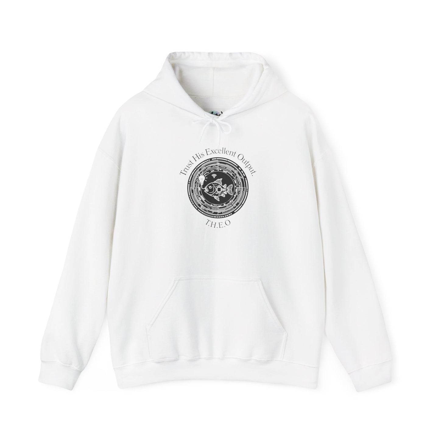 Personalized Spiritual Fish Circle Hooded Sweatshirt