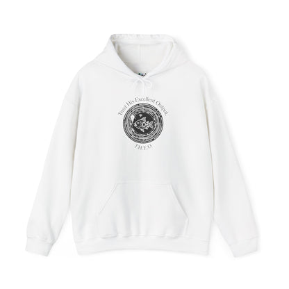 Personalized Spiritual Fish Circle Hooded Sweatshirt