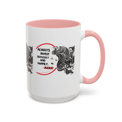 Personalized Inspirational Girl Accent Coffee Mug