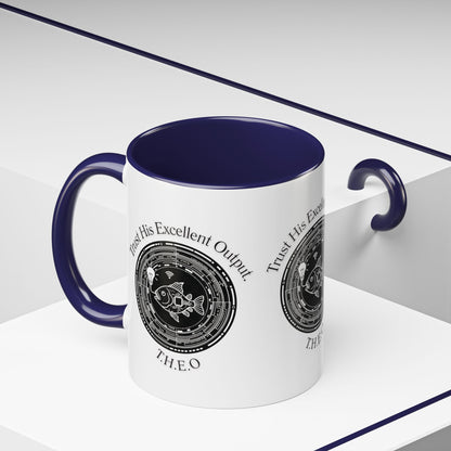 Personalized Spiritual Fish Accent Coffee Mug