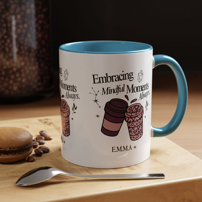 Personalized Girly Coffee Accent Coffee Mug