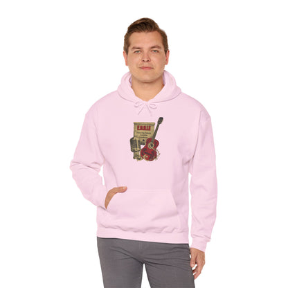 Personalized Vintage Guitar Hooded Sweatshirt