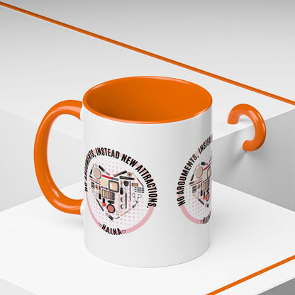 Personalized Cosmetic Heart Accent Coffee Mug