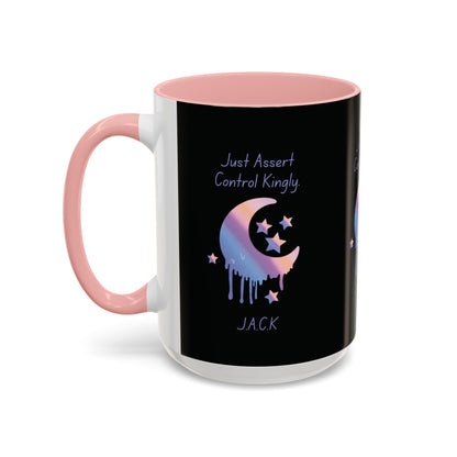 Personalized Moon Dripping Accent Coffee Mug