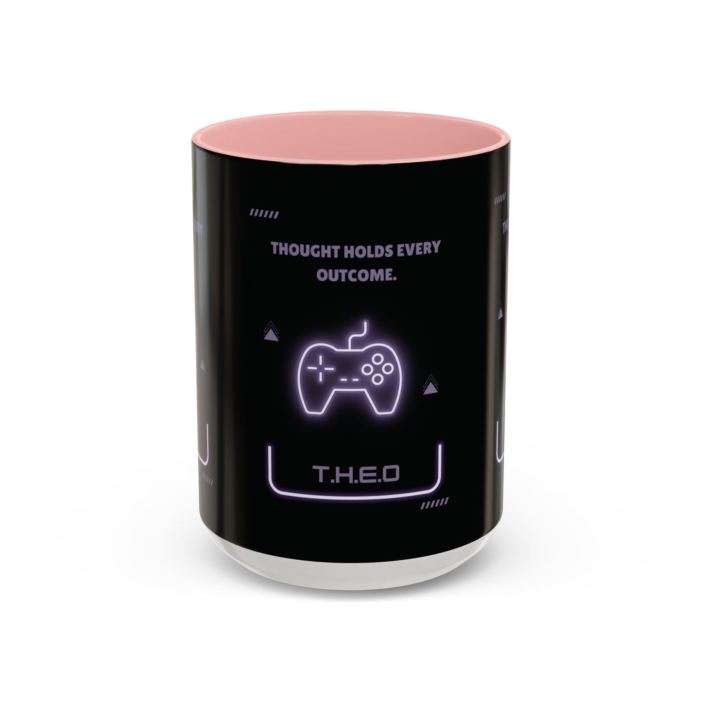 Personalized Initial Game Controller Accent Coffee Mug