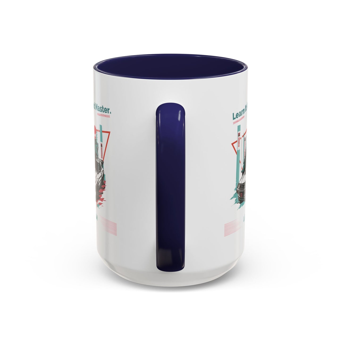 Personalized Retro Racing Accent Coffee Mug